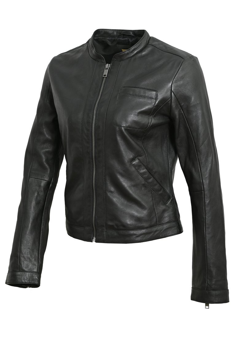 Lee Cooper Leather jacket black Zalando