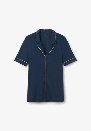 Intimissimi, SHORT-SLEEVED BUTTON-DOWN - Pyjama top - blau intense blue