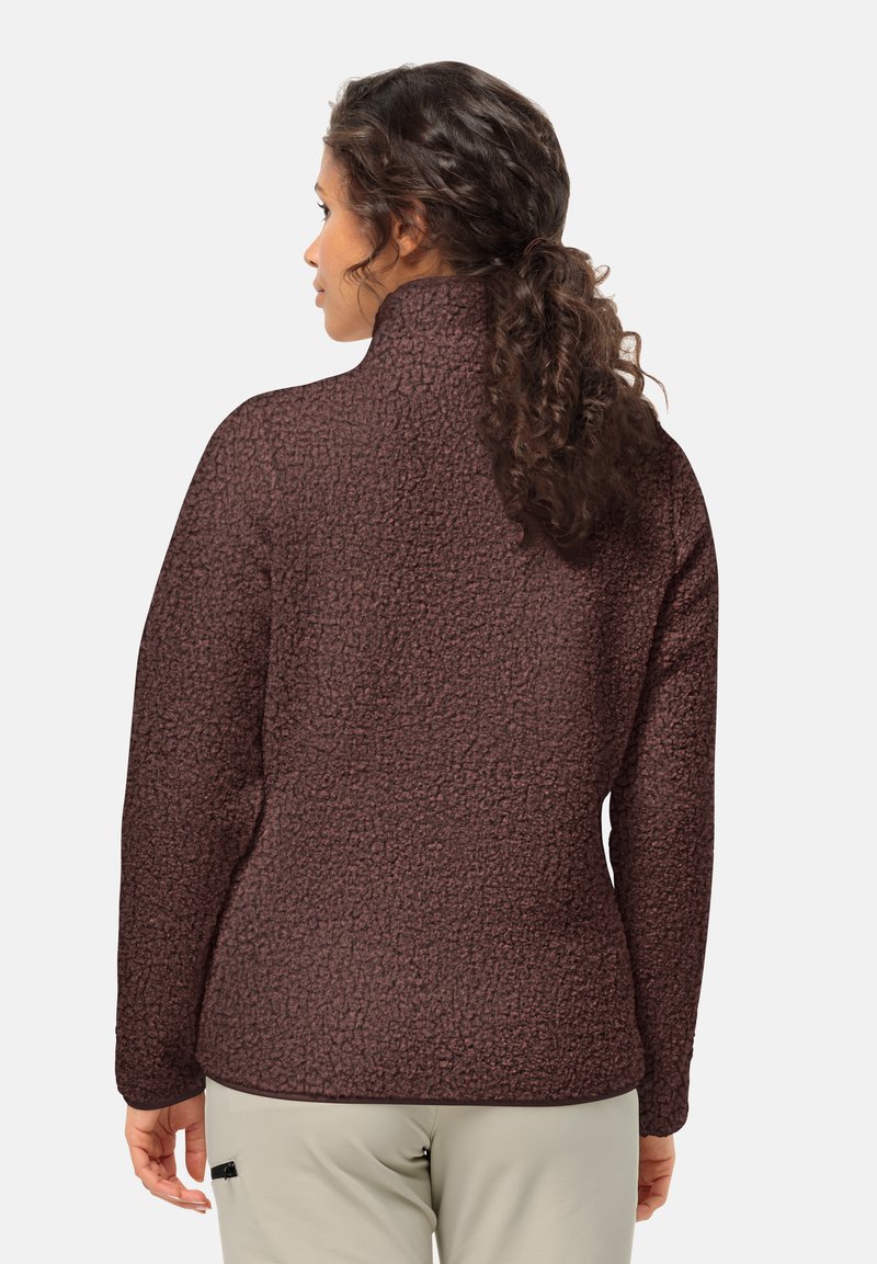 Jack Wolfskin HIGH CURL JACKET - Fleecejas - boysenberry