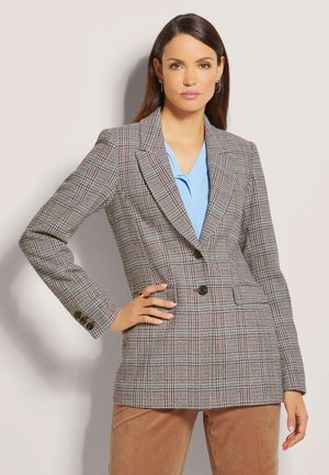 Blazer - cognac light blue