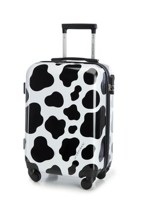 SMALL SUITCASE FROM ABS - Trolley - white black