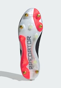adidas Performance PREDATOR ELITE LACELESS SOFT GROUND - Scarpe da calcio per terreno morbido - core black   cloud white   solar red