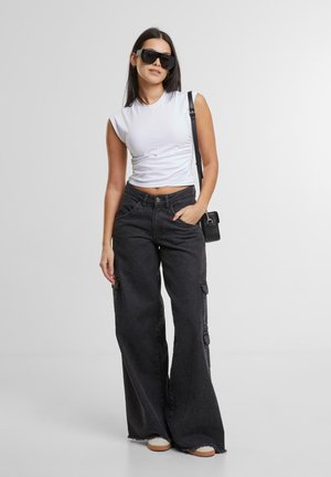 CROPPED WRAPPED - Topp - white