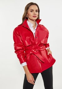 faina Giacca di pelle - rot