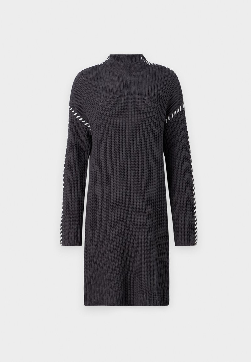 Vero Moda Gebreide jurk grijs