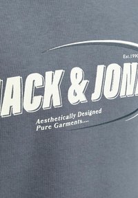 Jack & Jones Junior LOGO  - Felpa con cappuccio - flint stone