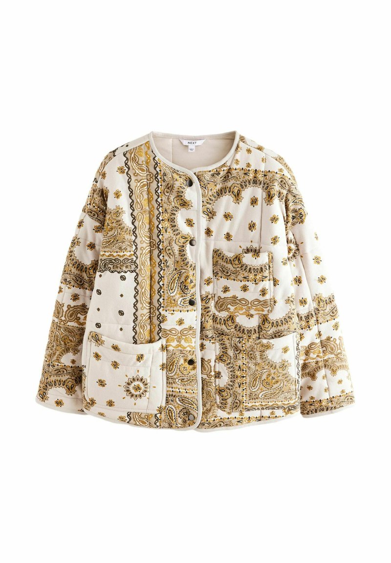 Next REGULAR FIT  - Giacca da mezza stagione - paisley ecru yellow print