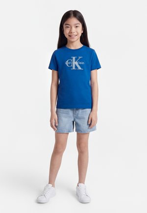 Calvin Klein Jeans MONOLOGO UNISEX - Μπλουζάκι με στάμπα - admiral blue