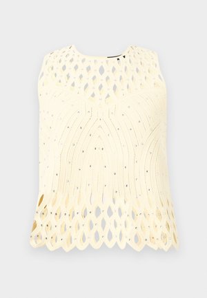 LUSSEL - Top - pale yellow