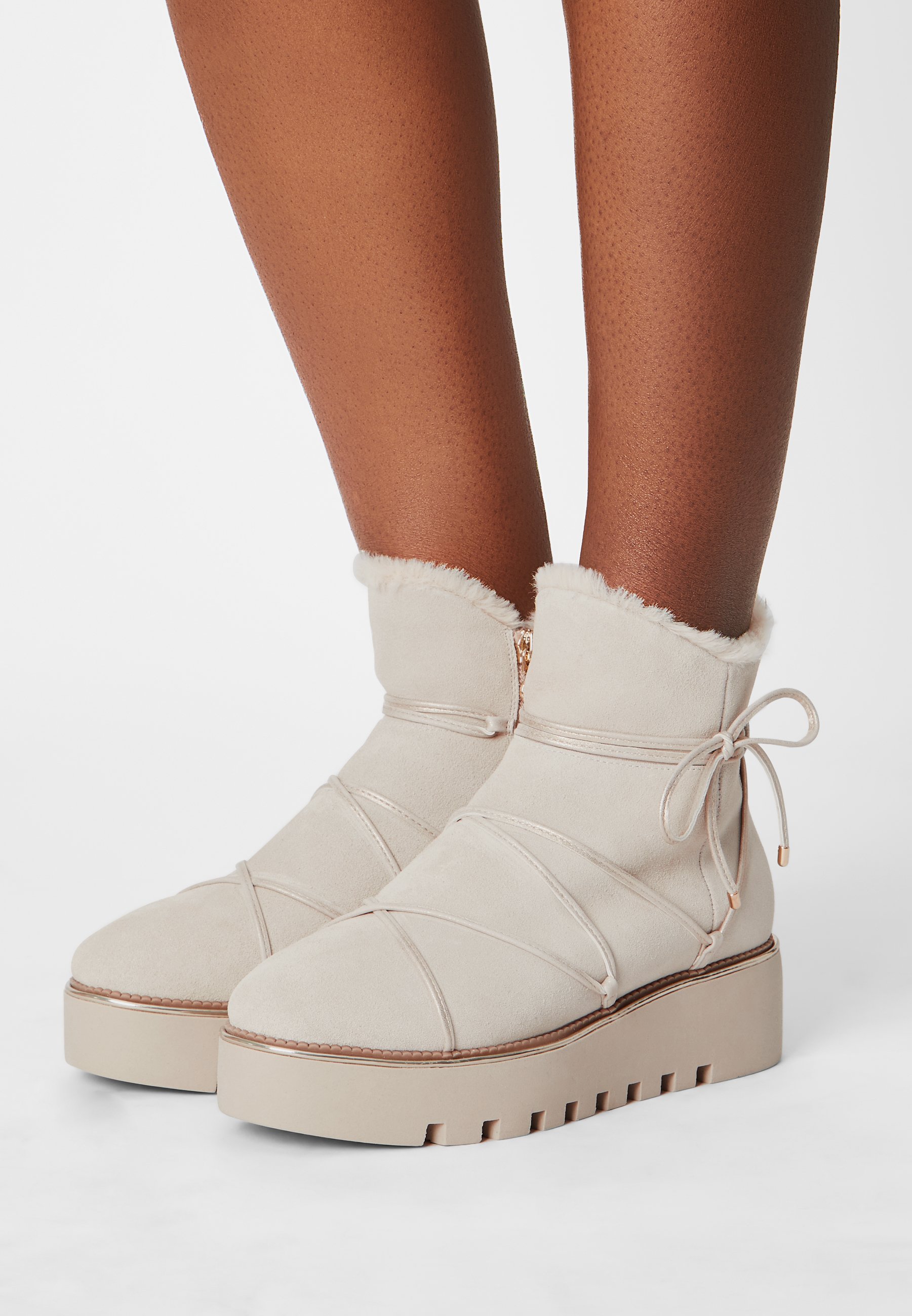 Tamaris Stivaletti con plateau - ivory/avorio - Zalando.it