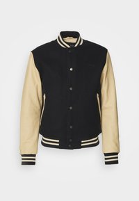 Schott Kožená bunda - navy/beige