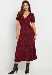 Long Tall Sally LEOPARD - Freizeitkleid - red