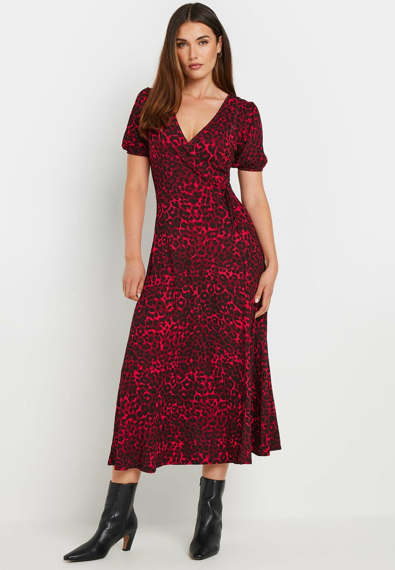 Long Tall Sally LEOPARD - Freizeitkleid - red