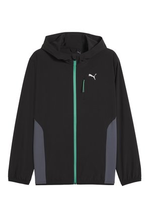 FLEX STRETCH  - Trainingsjacke - black-vibrant green