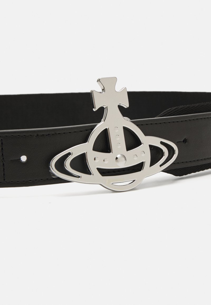Vivienne Westwood LINE ORB WEBBING BELT UNISEX - Cintura - black