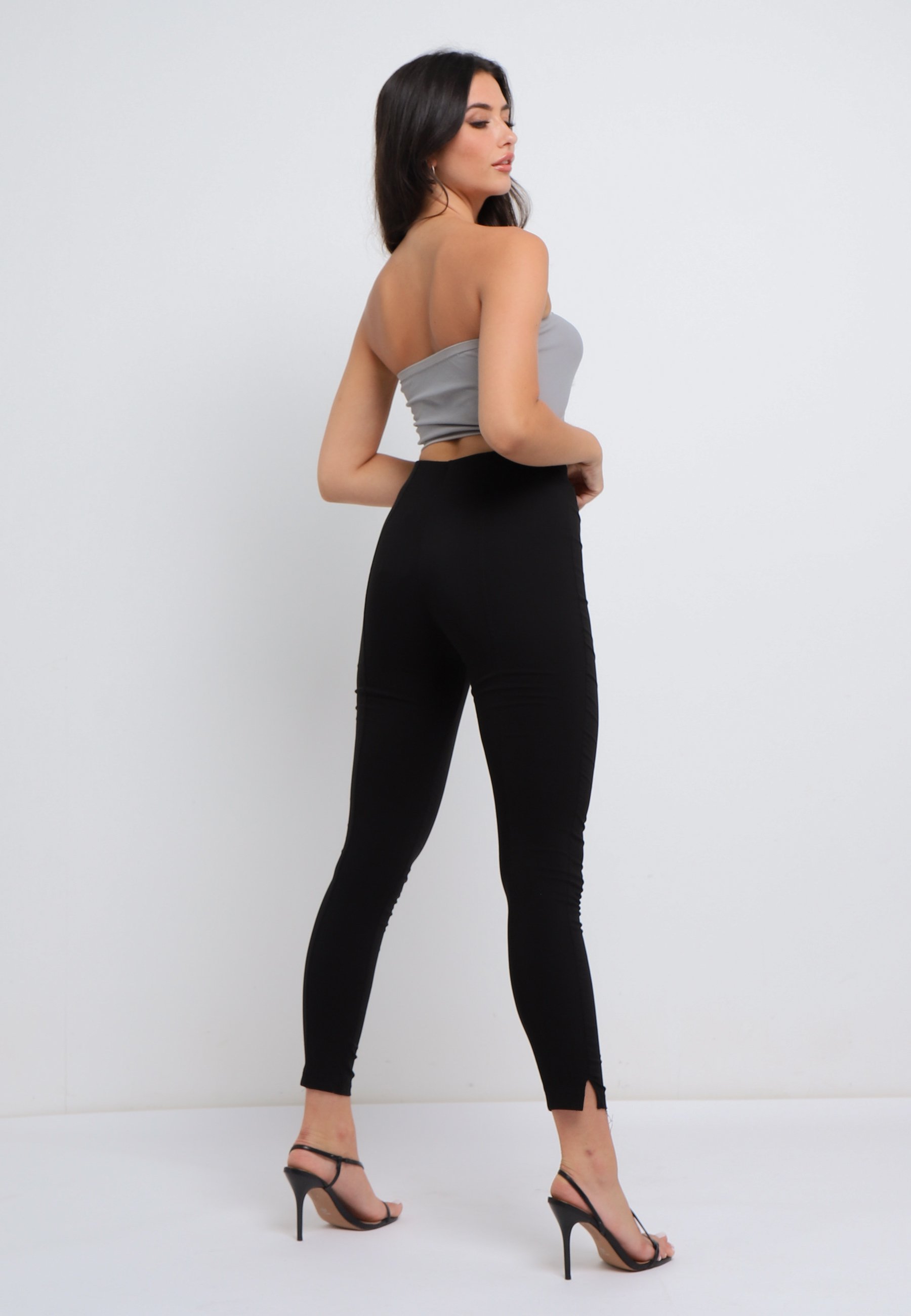 Angeleye PULL ON SKINNY - Leggings - Trousers - black - Zalando.co.uk