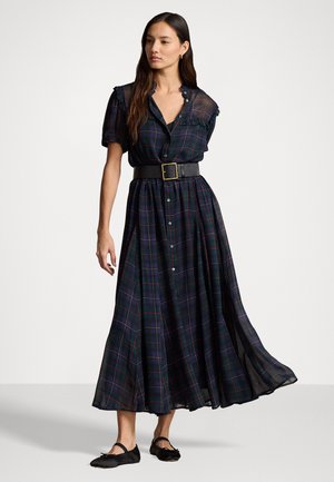 Polo Ralph Lauren RUFFLE TRIM PLAID DRESS - Ingruha - multi-coloured