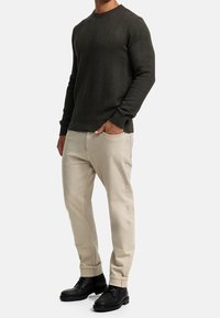 Kronstadt Stickad tröja - dark green