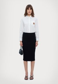 Armani Exchange GONNA - Gonna a tubino - black