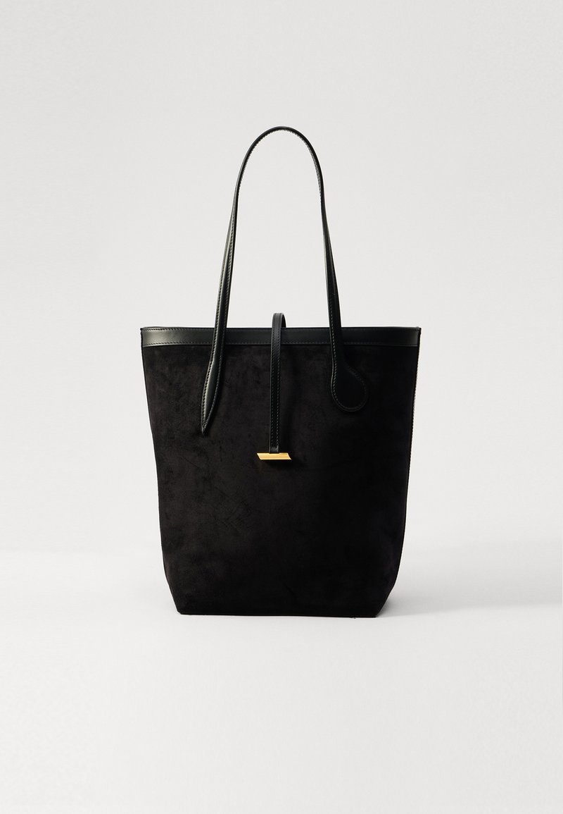 Liffner TALL SPROUT TOTE - Bevásárlótáska - black