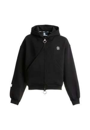 Sudadera con cremallera - black