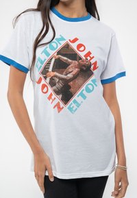Paradiso Clothing ELTON JOHN PIANO DIAMOND RINGER - Print T-shirt - white