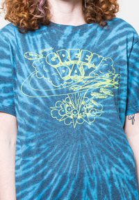 Paradiso Clothing DAY DOOKIE LINE ART TIE DYE  - Print T-shirt - blue