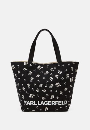 EXCLUSIVE IKONIK REVERSIBLE TOTE - Velká kabelka - natural/black