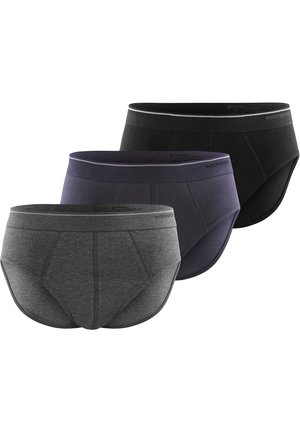 3-PACK TENDER - Briefs - schwarz anthra melange anthra