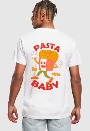 PASTA LA VISTA TEE - T-Shirt print - white