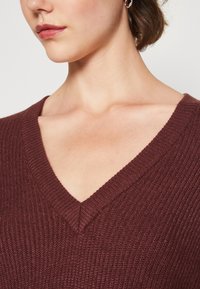 Object OBJMALENA L/S NOOS - Strikket kjole - bitter chocolate/melange