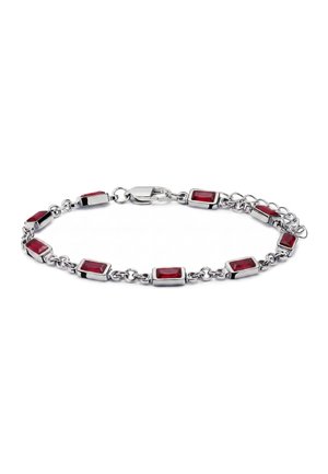 ARKAI PRISM - Armbånd - silver-coloured red