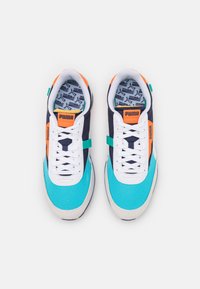 Puma FUTURE RIDER PLAY ON UNISEX - Sapatilhas - white/blue atoll/peacoat