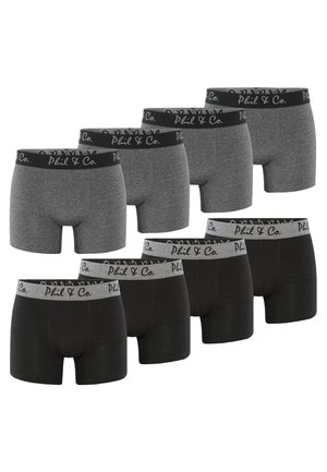 8-ER-PACK TRUNKS - Onderbroeken - schwarz/anthrazit