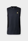 CURRY TRAINING TANK - Μπλούζα - anthracite/ultimate black/lumin yellow