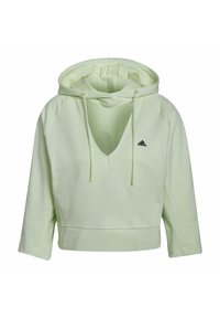 adidas Performance Felpa con cappuccio - green