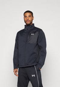 Under Armour SHIELD JACKET - Softshell-jope - black/white