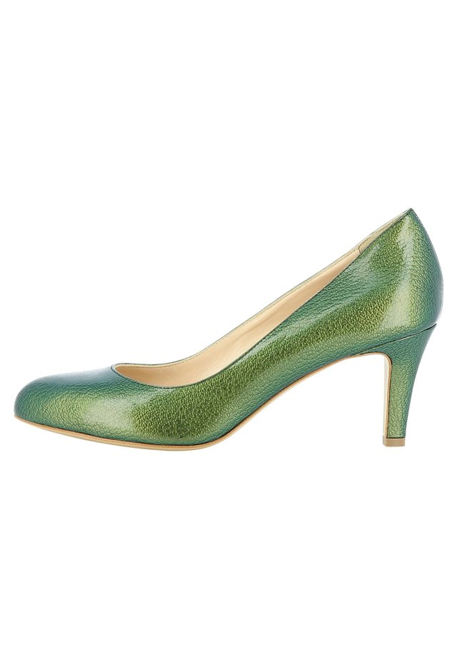 escarpins vert sapin