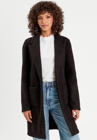 Cache Cache WEITE BOUCLÉ - Manteau classique - noir
