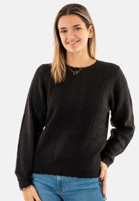 ICHI Pullover - noir