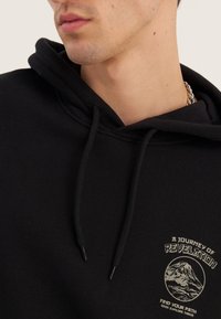 YOURTURN UNISEX - Džemperis ar kapuci - black