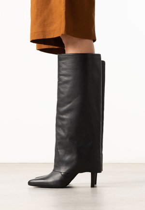 sacha, MIT UMSCHLAG - Overknee laarzen - black