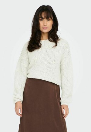 ONLNORDIC LIFE O NECK - Pullover - pumice stone