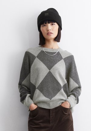 Strickpullover - dark grey