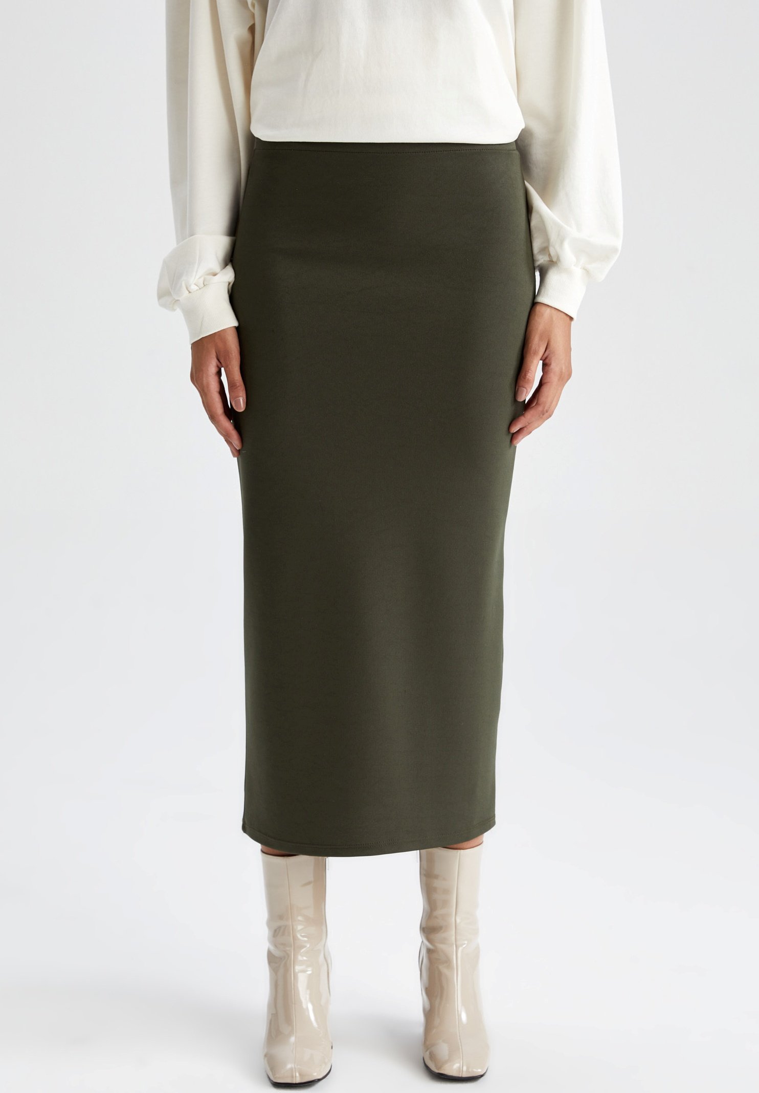 Jupe longue - khaki