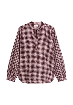 Marc O'Polo, MARC O'POLO BLUSE IM TUNIKA-STIL RELAXED AUS PAPERTOUCH-POPELINE   - Blouse - dark red