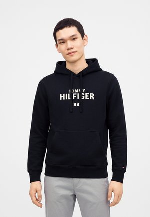 Tommy Hilfiger STACK HOODIE - Φούτερ με κουκούλα - navy blue