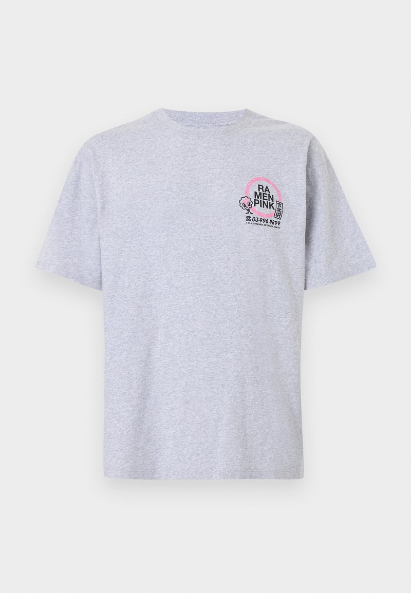 Edwin T-shirt print grijs gemêleerd