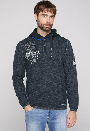 Hoodie - navy melange