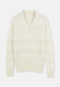 GOBI Cashmere MIXED PATTERN - Långärmad tröja - off white